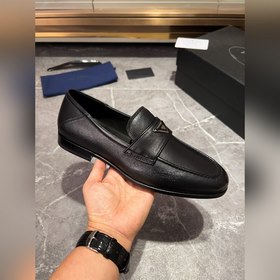 Мужские кожаные туфли PRADA, импортный товар, материал： кожа высш