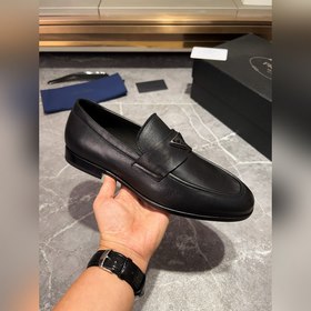 Мужские кожаные туфли PRADA, импортный товар, материал： кожа высш