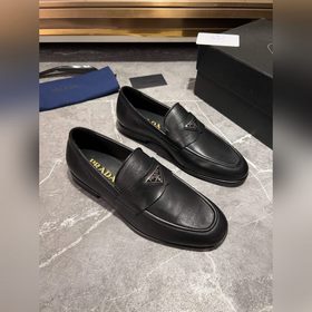 Мужские кожаные туфли PRADA, импортный товар, материал： кожа высш