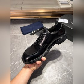 Мужские кожаные туфли PRADA, импортный товар, материал： кожа деся