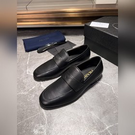 Мужские кожаные туфли PRADA, импортный товар, материал： кожа высш