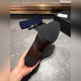 Мужские кожаные туфли PRADA, импортный товар, материал： кожа высш