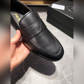Мужские кожаные туфли PRADA, импортный товар, материал： кожа высш
