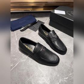 Мужские кожаные туфли PRADA, импортный товар, материал： кожа высш