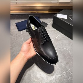 Мужские кожаные туфли PRADA, импортный товар, материал： кожа высш