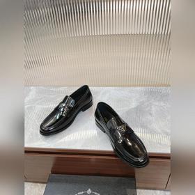 Prada – высококачественные мужские кожаные туфли для повседневной