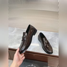 Prada – высококачественные мужские кожаные туфли для повседневной