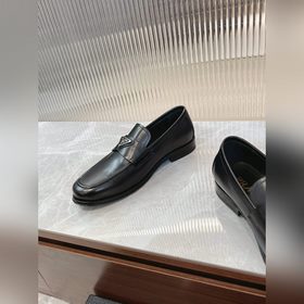 Prada – высококачественные мужские кожаные туфли для повседневной