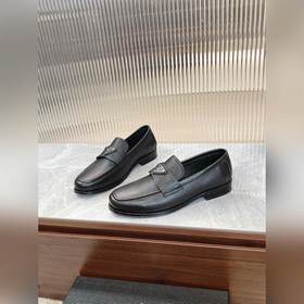Prada – высококачественные мужские кожаные туфли для повседневной