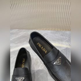 Prada – высококачественные мужские кожаные туфли для повседневной