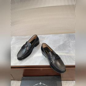 Prada – высококачественные мужские кожаные туфли для повседневной