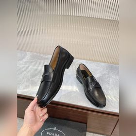 Prada – высококачественные мужские кожаные туфли для повседневной