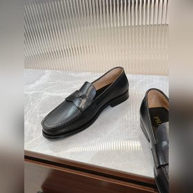 Prada – высококачественные мужские кожаные туфли для повседневной