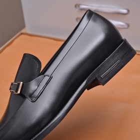 Оригинальный товар, кожаная подошва PRADA — мужские деловые и по