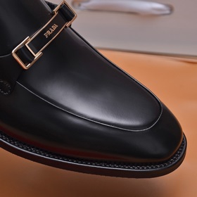 Оригинальный товар, кожаная подошва PRADA — мужские деловые и по