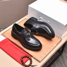 Торговая марка товара： Prada «Прада» оригинальные кожаные туфли