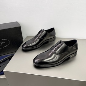 Prada – высококачественные мужские кожаные туфли для повседневной