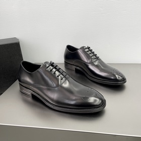 Prada – высококачественные мужские кожаные туфли для повседневной