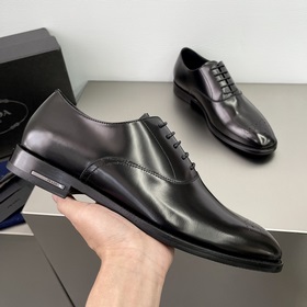 Prada – высококачественные мужские кожаные туфли для повседневной