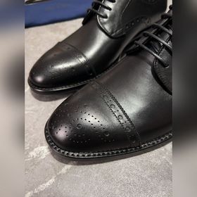 Мужские кожаные туфли PRADA, импортный товар, материал： кожа высш