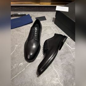 Мужские кожаные туфли PRADA, импортный товар, материал： кожа высш