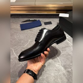 Мужские кожаные туфли PRADA, импортный товар, материал： кожа высш