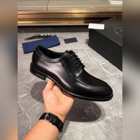 Мужские кожаные туфли PRADA, импортный товар, материал： кожа высш