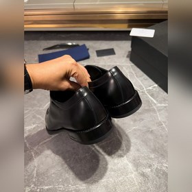 Мужские кожаные туфли PRADA, импортный товар, материал： кожа высш