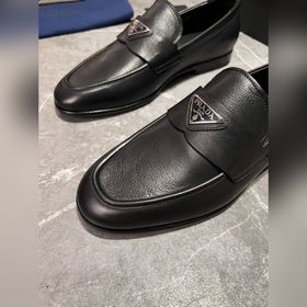 Мужские кожаные туфли PRADA, импортный товар, материал： кожа высш