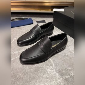Мужские кожаные туфли PRADA, импортный товар, материал： кожа высш