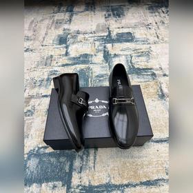 PRADA ~ Размер： 38-45 Новые высококачественные мужские кожаные т