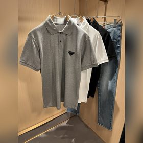 PRADA Prada 2025 весна-лето, новая классическая короткорукавая ру