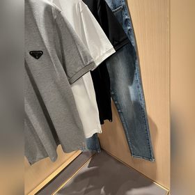 PRADA Prada 2025 весна-лето, новая классическая короткорукавая ру