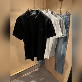 PRADA Prada 2025 весна-лето, новая классическая короткорукавая ру
