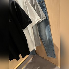 PRADA Prada 2025 весна-лето, новая классическая короткорукавая ру