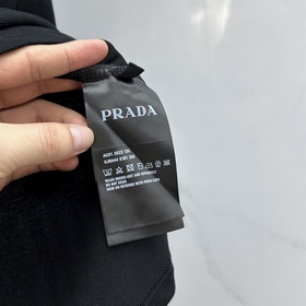 Prada*Prada весенняя и летняя новинка мужская рубашка-поло с коро