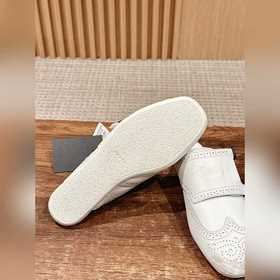 Prada Подиумная модель ретро туфли с бахромой, с ремешком и полуо
