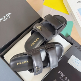 Топовая версия： женская модель Prada P-серия Nappa, толстая подо