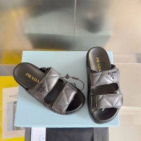 Топовая версия： женская  Prada Серия Nappa Перекрестные ремешки