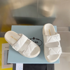 Топовая версия： женская  Prada Серия Nappa Перекрестные ремешки 