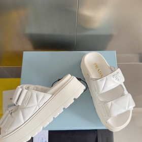 Топовая версия： женская  Prada Серия Nappa Перекрестные ремешки 
