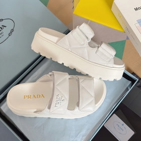 Топовая версия： женская  Prada Серия Nappa Перекрестные ремешки 