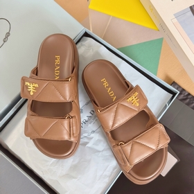 Топовая версия： женская  Prada Серия Nappa Перекрестные ремешки