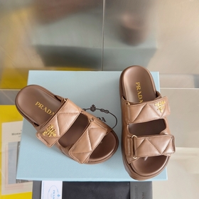 Топовая версия： женская  Prada Серия Nappa Перекрестные ремешки 