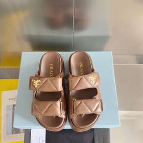 Топовая версия： женская  Prada Серия Nappa Перекрестные ремешки 
