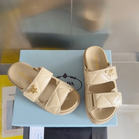 Топовая версия： женская  Prada Серия Nappa Перекрестные ремешки 
