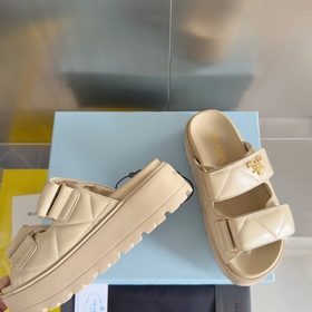 Топовая версия： женская  Prada Серия Nappa Перекрестные ремешки 