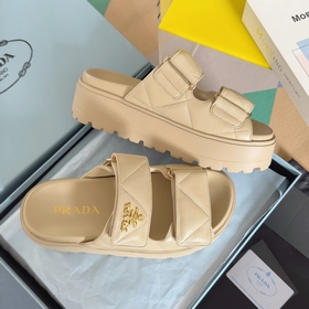 Топовая версия： женская  Prada Серия Nappa Перекрестные ремешки 