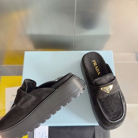 Топовая версия： женская  Prada Серия Nappa Перекрестные ремешки 