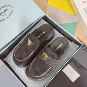 Топовая версия： женская  Prada Серия Nappa Перекрестные ремешки 